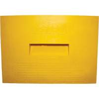 Cale de roue, Polyur&eacute;thane, Jaune, 15-1/4" la x 12-1/8'' p x 10-3/4" h Nuna Depot Inc.