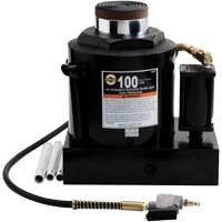 Air Actuated Bottle Jack, 100 Ton(s), Air Hydraulic/Manual Hydraulic, 17-22/25" Raised Height Nuna Depot Inc.