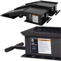 Heavy-Duty Truck Ramps with Long T-Handle, 40000 lbs. Capacity, 45" L, 13-1/2" W, 9-19/50" H Nuna Depot Inc.