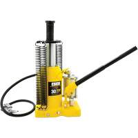 Cric-bouteille de s&eacute;rie Pro, 30 tonnes, Air comprim&eacute;/hydraulique, 20" Hauteur &eacute;lev&eacute;e Nuna Depot Inc.