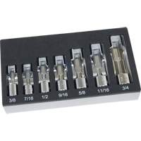 SAE Flare Nut Socket Set with Foam Tray, 7 Pieces, 3/8" Drive Size Nuna Depot Inc.
