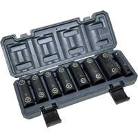Double-Ended Hex & Twist Socket Set with Case, 8 Pieces, 1/2" Drive Size Nuna Depot Inc.