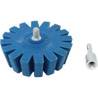 Conical Gear Eraser Wheel with Quick-Connect Arbor Adapter Nuna Depot Inc.