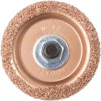 Tungsten Carbide Buffing & Abrasion Wheel with Hex Adapter for Low-Speed Tire Buffer, 2-3/5" Diameter, 4.5" L, 4" W, 1.1" H Nuna Depot Inc.