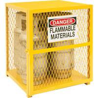 Armoire de rangement pour bouteilles &agrave; gaz, nbre de bouteilles: 4, 30" , 30" , 35" , Jaune Nuna Depot Inc.