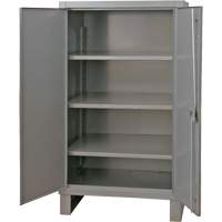 Armoire tr&egrave;s robuste, Acier, 3 Tablettes, 66" h x 48" la x 24" P, Gris Nuna Depot Inc.