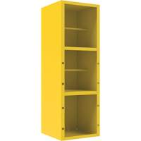 Armoire pour le contr&ocirc;le des d&eacute;versements, 1 Tablettes, 72" h x 24" la x 24" p, Acier, Jaune Nuna Depot Inc.