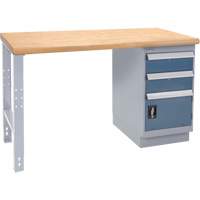 Industrial Duty Workbench, Door w/ Drawer Combination, 1000 lbs. Cap., 30" W x 72" D, 34" H Nuna Depot Inc.