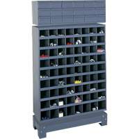 Unit&eacute; de stockage modulaire pour petites pi&egrave;ces, Acier, 18 tiroirs, 33-3/4" x 12-1/4" x 58-5/8", Gris Nuna Depot Inc.
