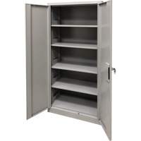 Armoire de rangement, Acier, 4 Tablettes, 78" h x 36" la x 24" P, Gris Nuna Depot Inc.