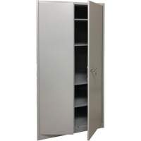 Armoire de rangement, Acier, 4 Tablettes, 78" h x 36" la x 24" P, Gris Nuna Depot Inc.