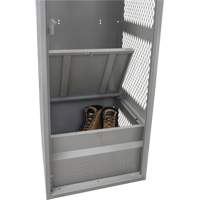 Gear Locker, Steel, 24" W x 24" D x 72" H, Grey Nuna Depot Inc.