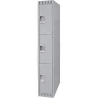 Casiers, 3 niveaux, 12" x 18" x 72", Acier, Gris, D&eacute;mont&eacute; Nuna Depot Inc.