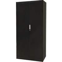 Armoire de rangement combin&eacute;e, 36" la x 18" p x 72" h, Noir Nuna Depot Inc.