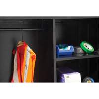 Armoire de rangement combin&eacute;e, 36" la x 18" p x 72" h, Noir Nuna Depot Inc.