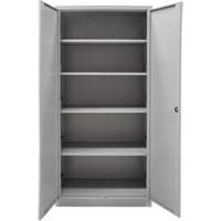 Armoires de rangement Hi-Boy, Acier, 4 Tablettes, 72" h x 36" la x 18" P, Gris Nuna Depot Inc.