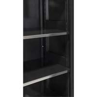 Hi-Boy Storage Cabinet, Steel, 4 Shelves, 72" H x 36" W x 18" D, Black Nuna Depot Inc.