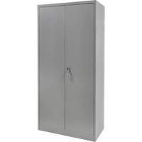 Armoire garde-robe, Acier, 36" la x 18" p x 72" h, Gris Nuna Depot Inc.