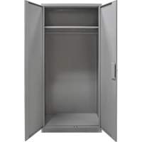 Armoire garde-robe, Acier, 36" la x 18" p x 72" h, Gris Nuna Depot Inc.