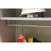 Armoire garde-robe, Acier, 36" la x 18" p x 72" h, Gris Nuna Depot Inc.
