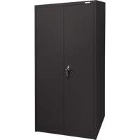 Storage Cabinet, Steel, 4 Shelves, 66" H x 30" W x 15" D, Black Nuna Depot Inc.