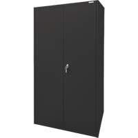 Storage Cabinet, Steel, 4 Shelves, 78" H x 36" W x 24" D, Black Nuna Depot Inc.