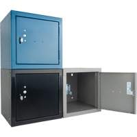 Casier cubique empilable, 12" x 12" x 12", Acier, Gris, D&eacute;mont&eacute; Nuna Depot Inc.