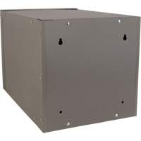 Stackable Cube Locker, 12" x 18" x 12", Steel, Grey, Knocked Down Nuna Depot Inc.