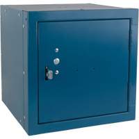Stackable Cube Locker, 12" x 12" x 12", Steel, Blue, Knocked Down Nuna Depot Inc.