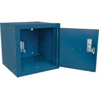 Stackable Cube Locker, 12" x 12" x 12", Steel, Blue, Knocked Down Nuna Depot Inc.