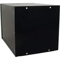 Stackable Cube Locker, 12" x 18" x 12", Steel, Black, Knocked Down Nuna Depot Inc.