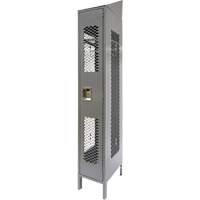 Casiers ventil&eacute;s, 12" x 18" x 88", Acier, Gris, D&eacute;mont&eacute;, Perfor&eacute; Nuna Depot Inc.