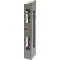 Casiers ventil&eacute;s, 12" x 18" x 88", Acier, Gris, D&eacute;mont&eacute;, Perfor&eacute; Nuna Depot Inc.