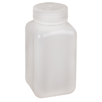 Easy-Grip Space-Saver Bottles, Square, 16 oz., Plastic Nuna Depot Inc.