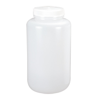 Wide-Mouth Bottles, Round, 1/2 gal., Plastic Nuna Depot Inc.