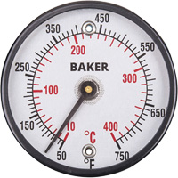 Surface Thermometers, Contact, Analogue, 50-750°F (10-400°C) Nuna Depot Inc.