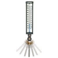 Variable Angle Industrial Thermometers, Contact, Analogue, 0-120°F (-17-49°C) Nuna Depot Inc.
