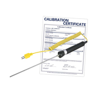 Immersion Thermocouple Probe with Calibration Certificate, 600 °C (1112°F) Max. Temp. Nuna Depot Inc.