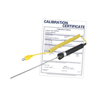 Needle Tip Thermocouple Probe with Calibration Certificate, 600 °C (1112°F) Max. Temp. Nuna Depot Inc.