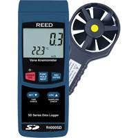 Thermo-Anemometer, Data Logging, 0.4 to 30.0 m/sec Air Velocity Range Nuna Depot Inc.