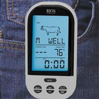 Wireless Meat & Poultry Thermometer, Contact, Digital, 32-482°F (0-250°C) Nuna Depot Inc.