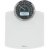 Digital Analog Scale, 396 lbs. Cap., 100 g / 0.2 lbs. Graduations Nuna Depot Inc.