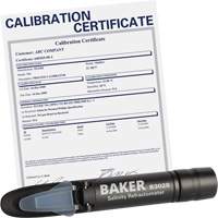 R&eacute;fractom&egrave;tre avec certificat ISO, Analogue (verre-regard)-Num&eacute;rique, Salinit&eacute; Nuna Depot Inc.