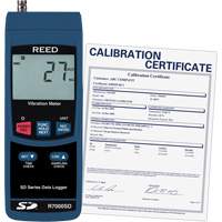Data Logging Vibration Meter with Calibration Certificate, 10% - 85% RH, 32°- 122° F ( 0° - 50° C ) Nuna Depot Inc.