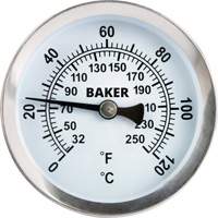 Pipe Surface Thermometer, Non-Contact, Analogue, 32-250°F (0-120°C) Nuna Depot Inc.