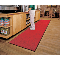Tapis ColorStar, Essuie-pieds, 3' x 5' x 3/8", Rouge/noir Nuna Depot Inc.