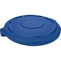 Brute&reg; Round Trash Can Top, Flat Lid, Plastic, Fits Container Size: 22-1/4" Dia. Nuna Depot Inc.
