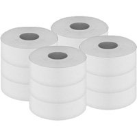 Pro Select Toilet Paper, Jumbo Roll, 2 Ply, 500' Length, White Nuna Depot Inc.
