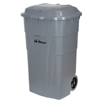 Roll Out Garbage Bin, Polyethylene, 65 US gal. Nuna Depot Inc.