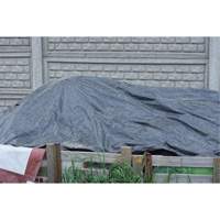 Tarp, Light Industrial Duty, Black, 6' x 8' x 8 mils Nuna Depot Inc.